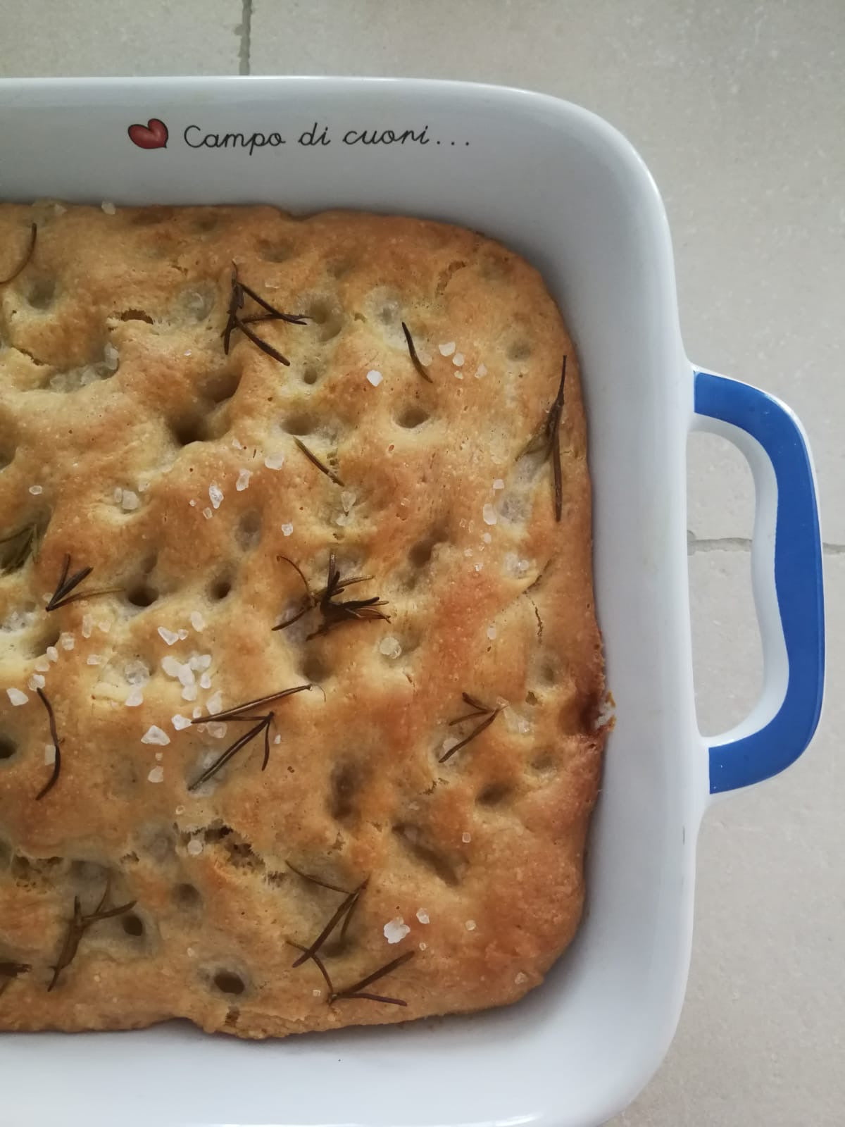 Focaccia all'olio extravergine Coppini Arte olearia