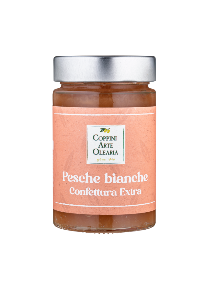 Extra weiße Pfirsichmarmelade