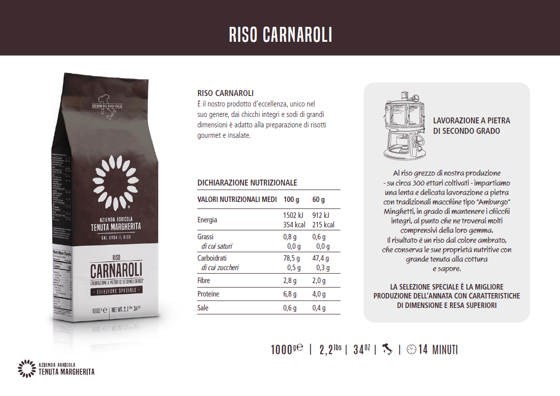 Riso Carnaroli Selezione Speciale – Tenuta Margherita